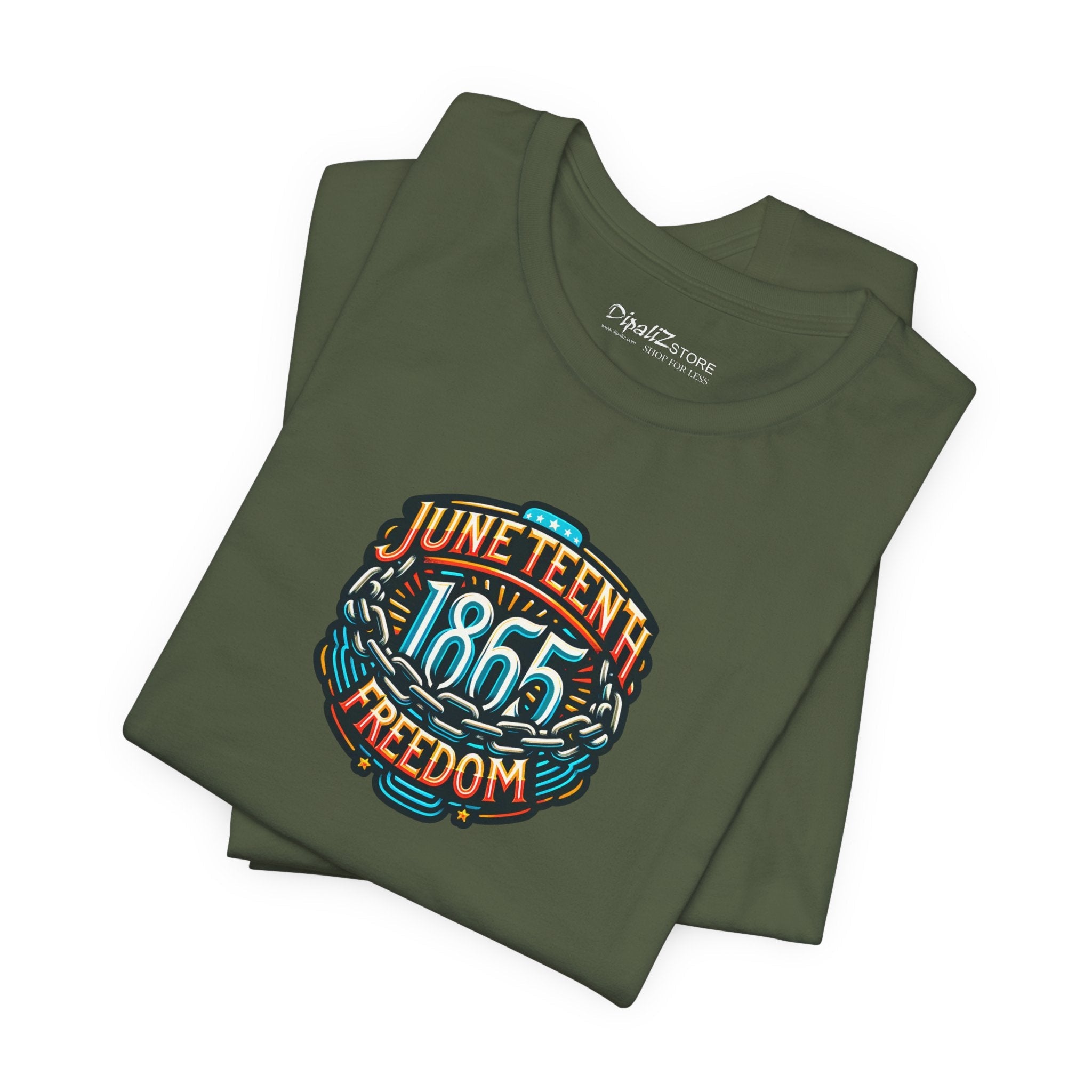 Unisex Jersey Short Sleeve Tee - Celebrate Juneteenth 1865 - DipaliZ
