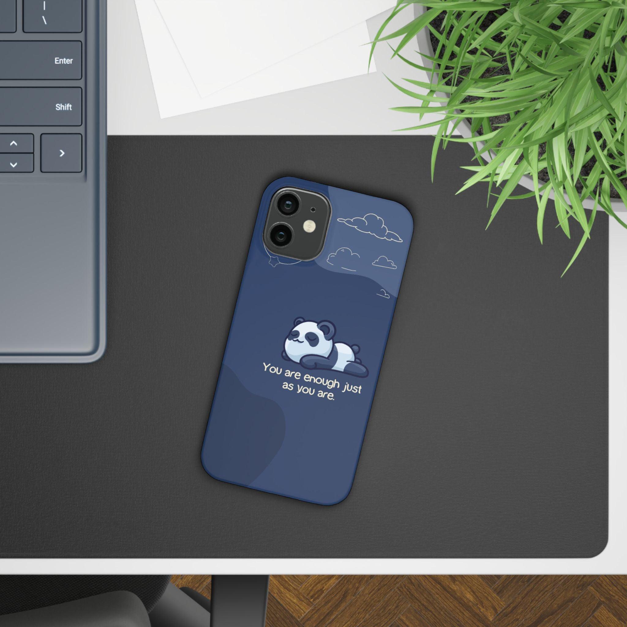 Panda Dreams Phone Case – Cozy Vibes & Inspiring Words