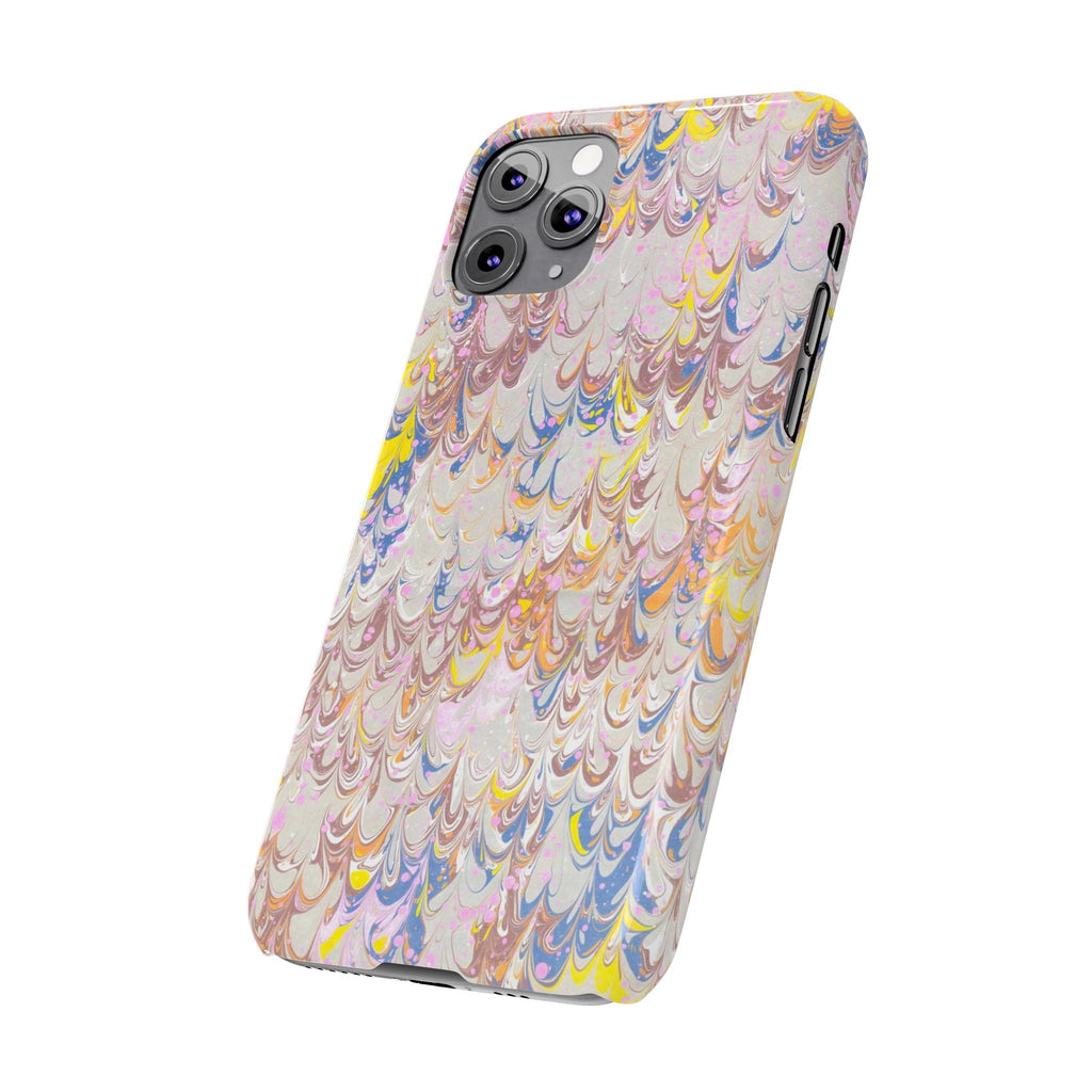 Multi-Color Italian Marbled Designed, Slim Phone Cases, Case-Mate