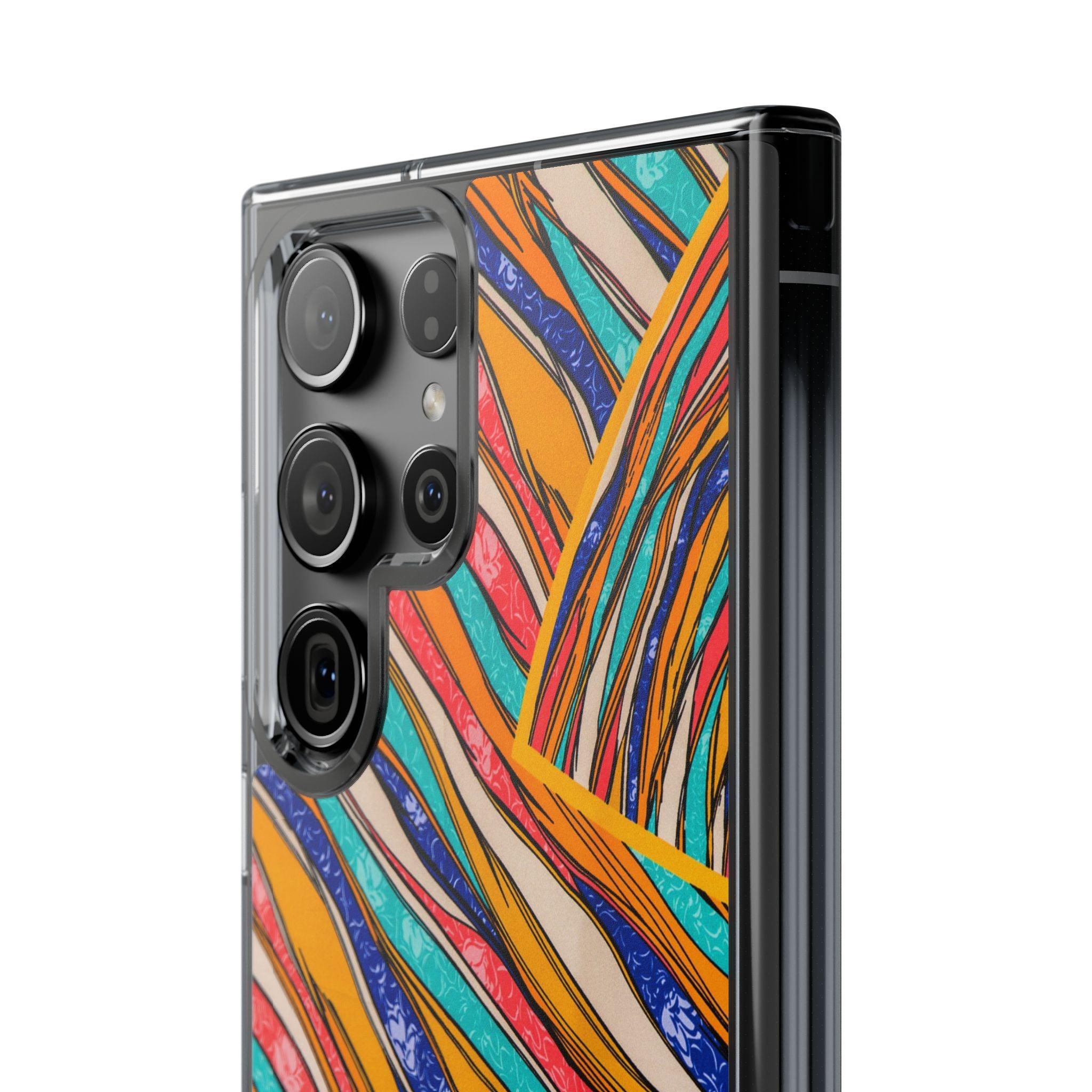 Clear Cases Stripes of  Powerful Colors