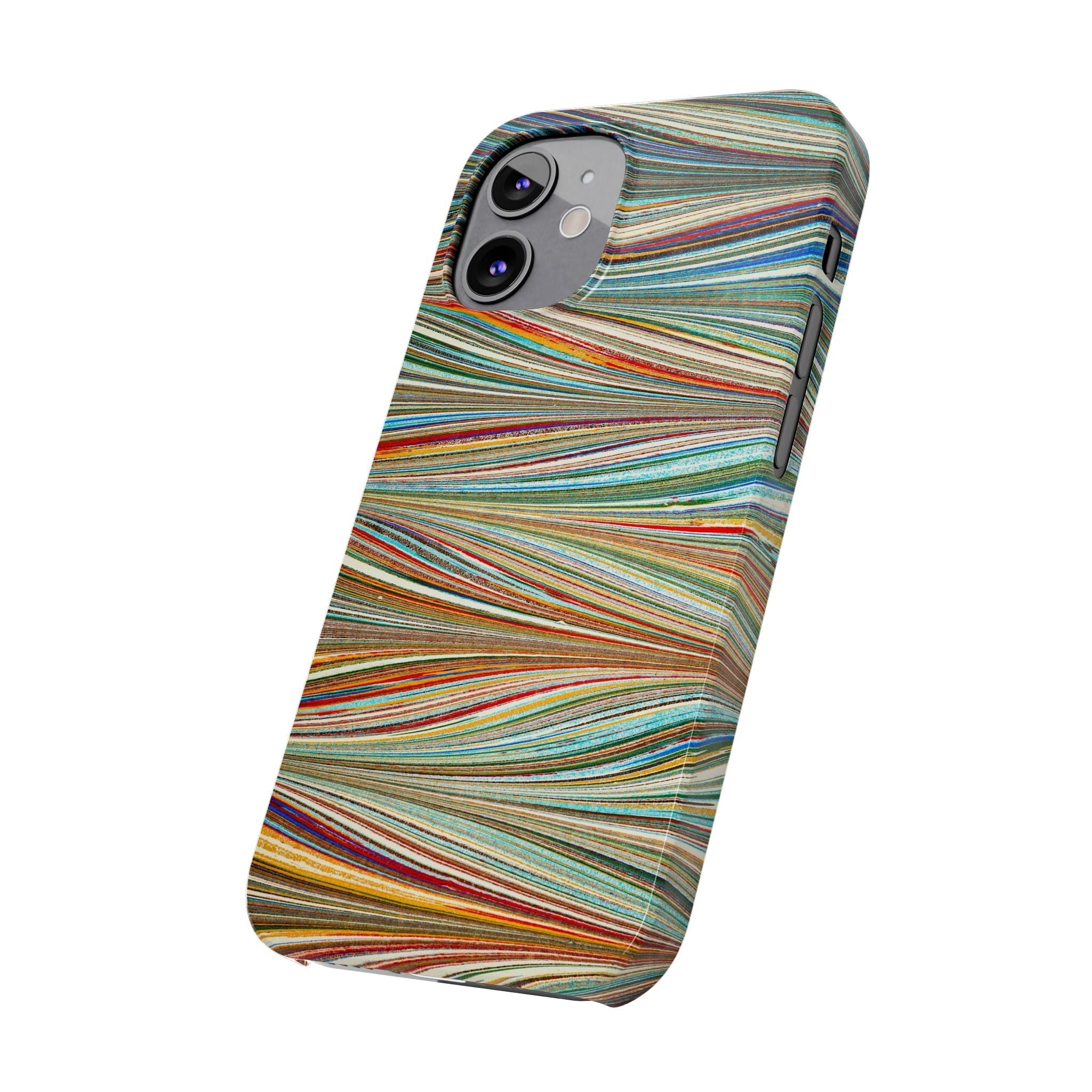 Florentine Multi-Colored Marbled Phone Case