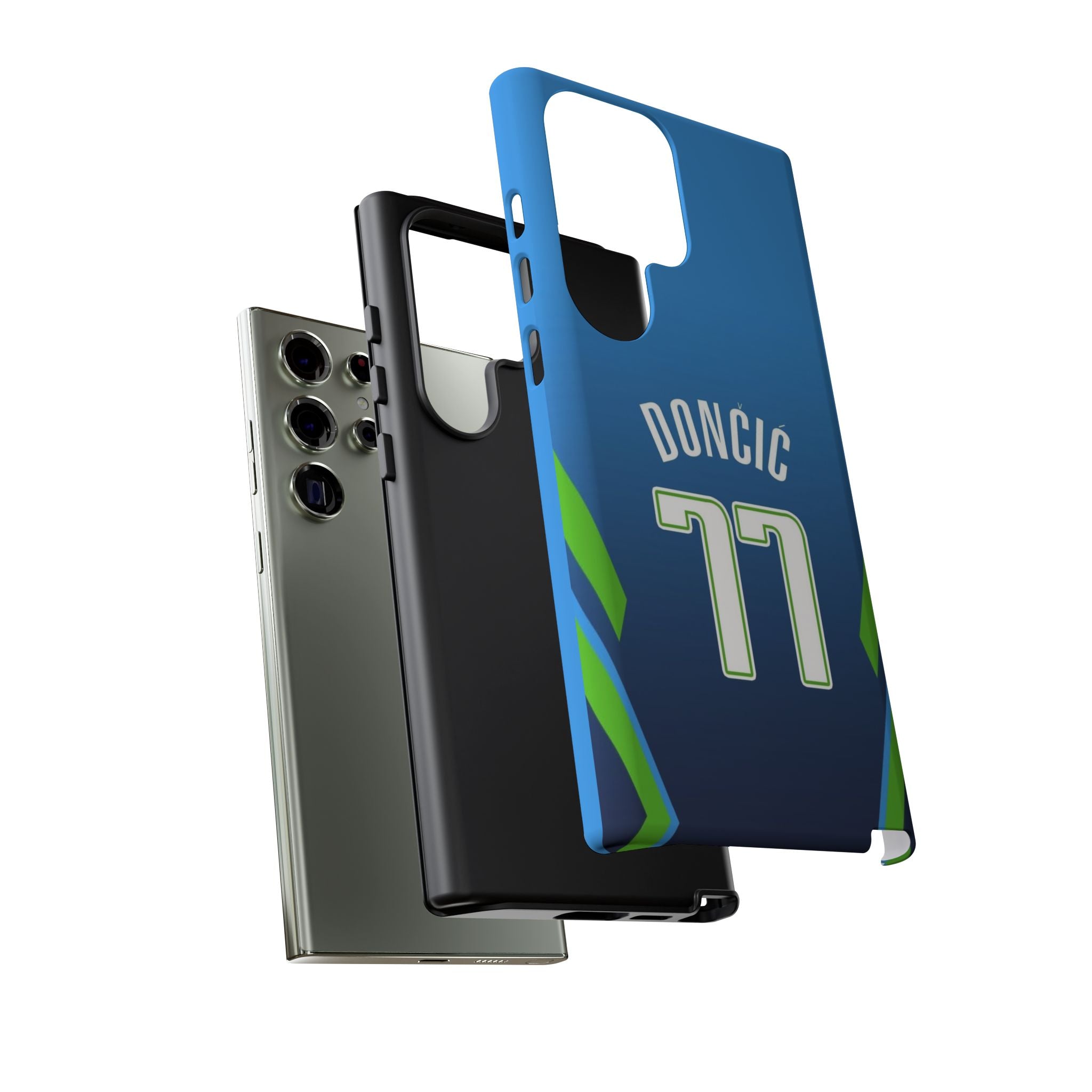 Luka Dončić Ice Vision Edition – Rugged Dual-Layer Build, Slim Fit | Compatible with iPhone 8–16 Pro Max & Samsung Galaxy S10–S25 Ultra