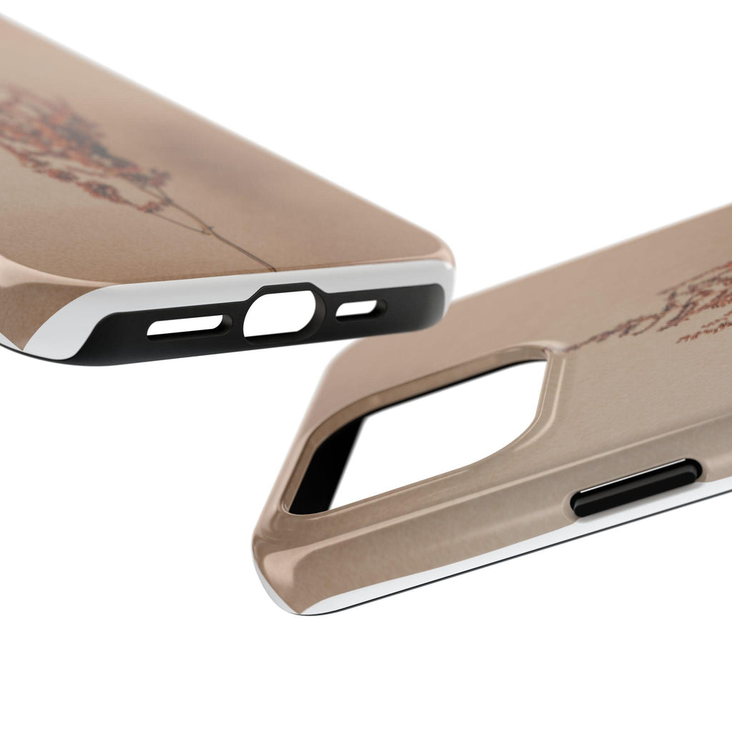 Brown Dry Leaf Tough Phone Cases