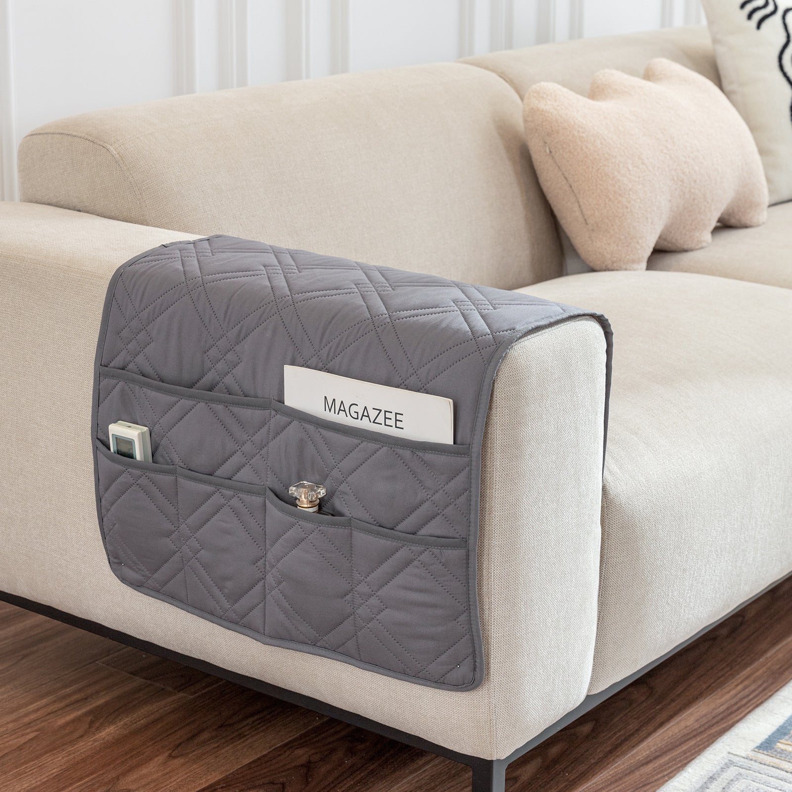 With Storage Pocket Sofa Hand Towel Magazine Management Bag