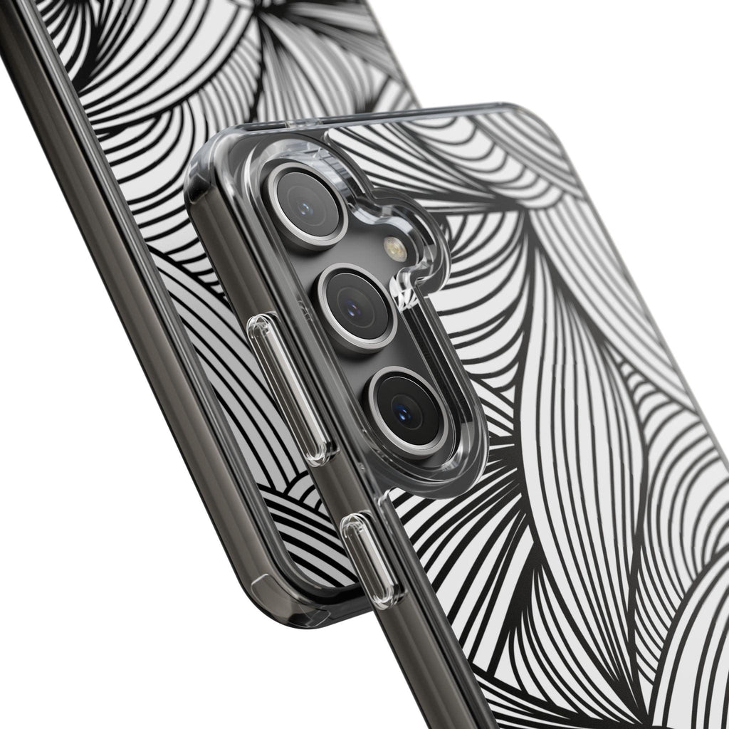 Black and White Illusion Clear Cases
