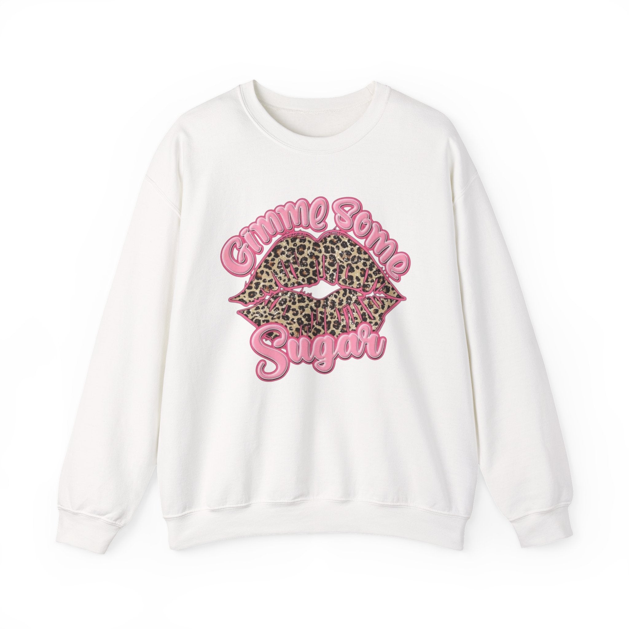 Gimme Some Sugar Leopard Lips Crewneck Sweatshirt