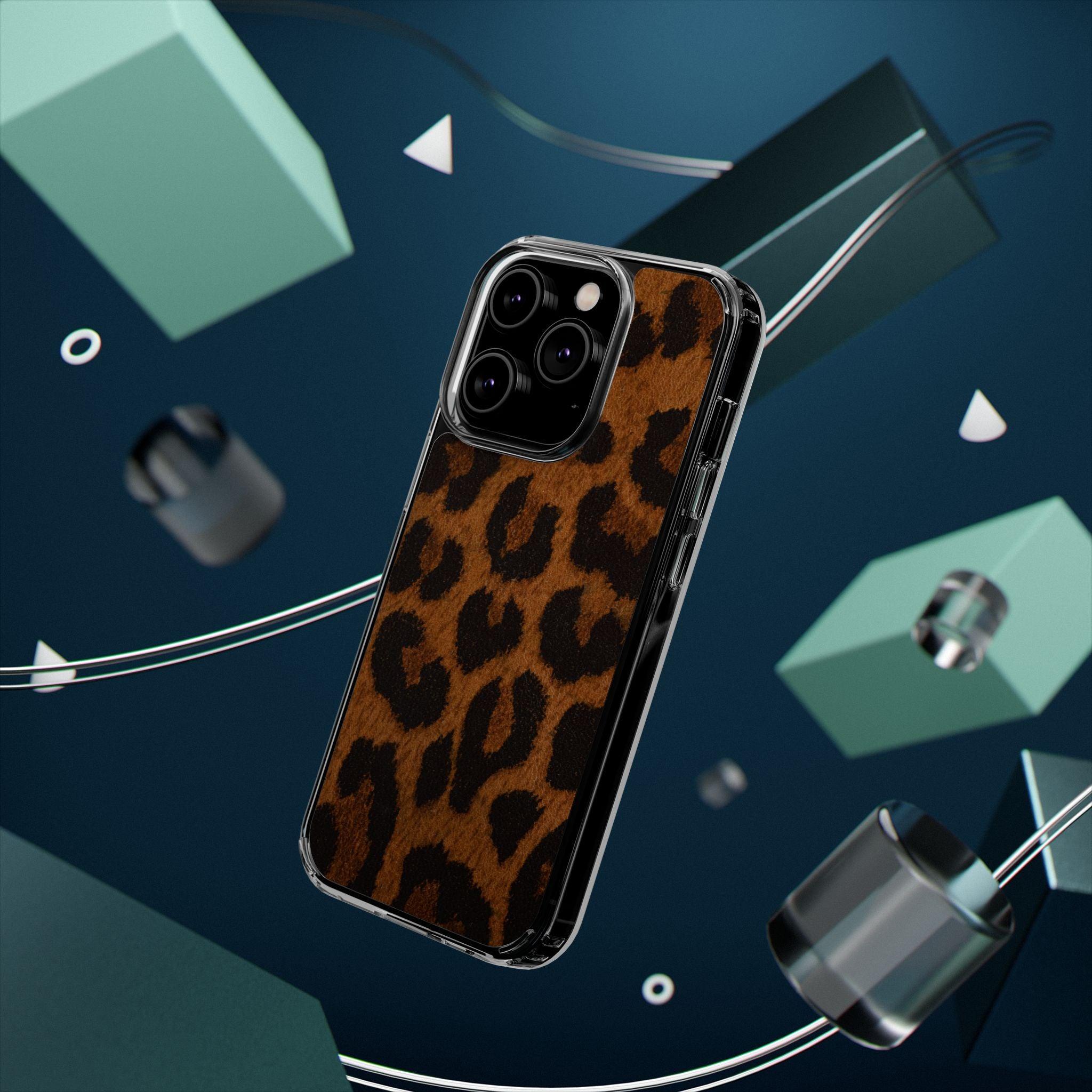 Clear Cases Cheeta Print