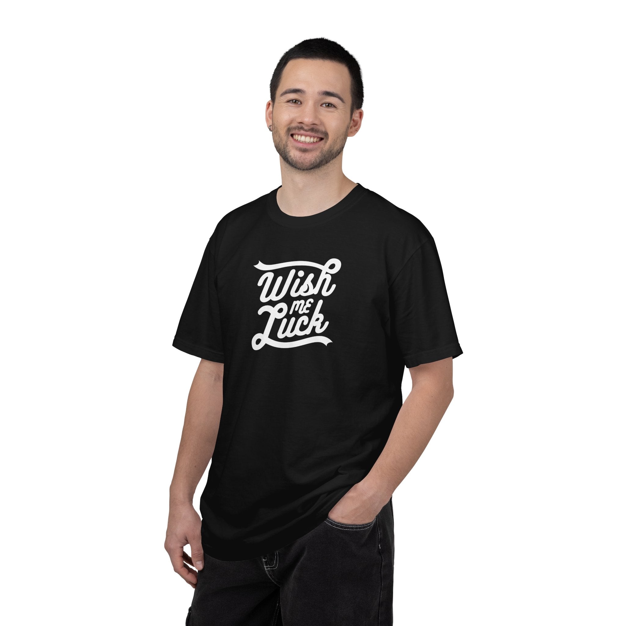 Wish Me Luck Garment Dyed Tee - Unisex Cotton - DipaliZ
