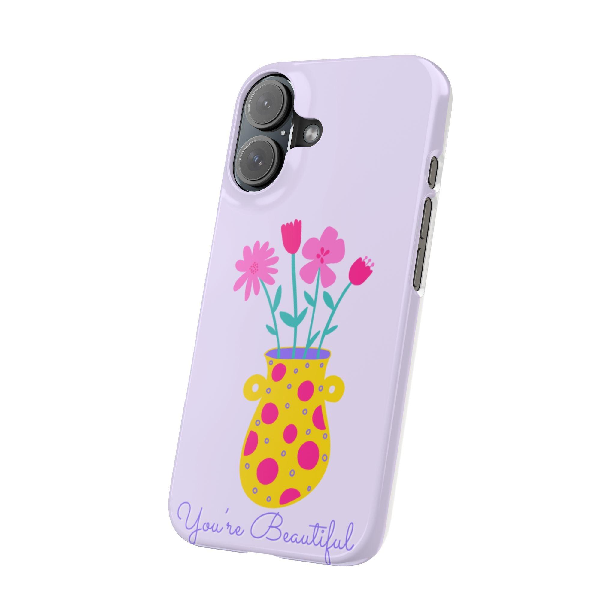 Floral Pot Phone Case – Bloom with Style Everywhere You Go