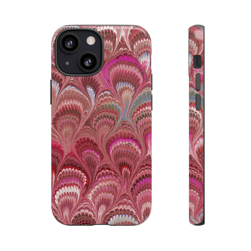 Shades of Pink Marbled Phone Case —  Dual Layer - Tough Protective Phone Cover