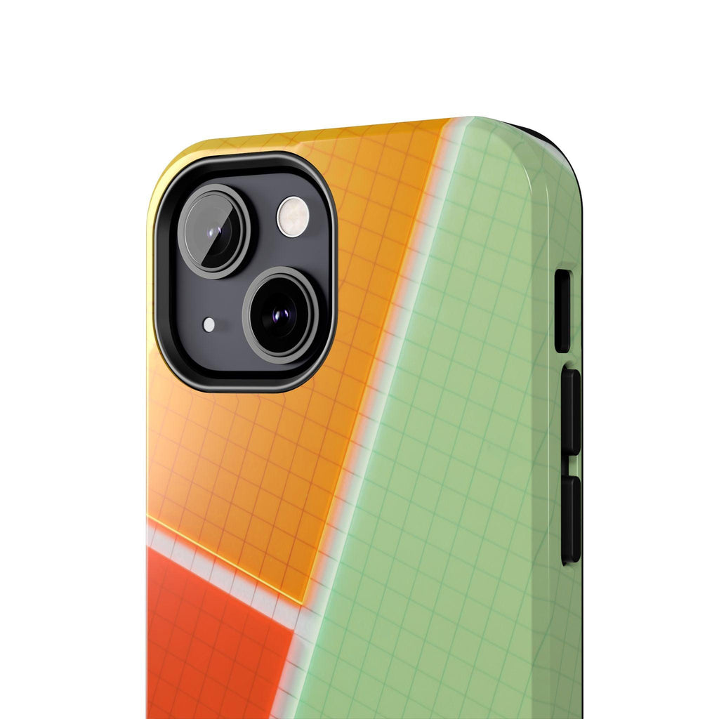 Four Colors Blocks With Shades Tough Phone Cases