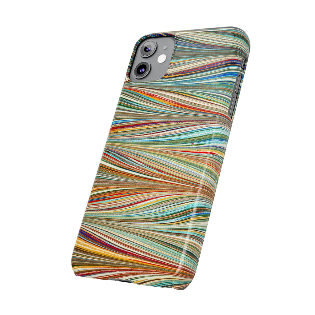 Florentine Multi-Colored Marbled Phone Case