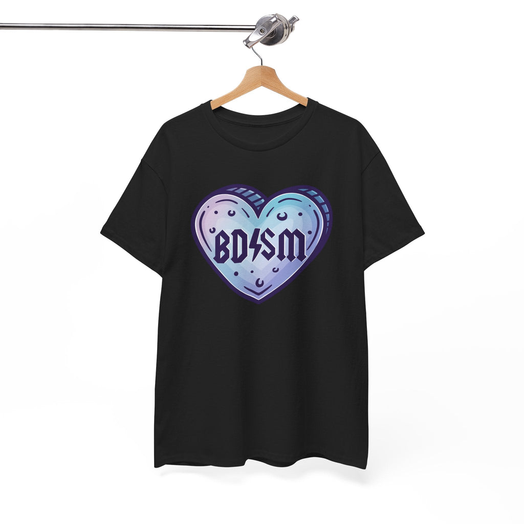 BDSM Rock Heart Unisex Heavy Cotton Tee