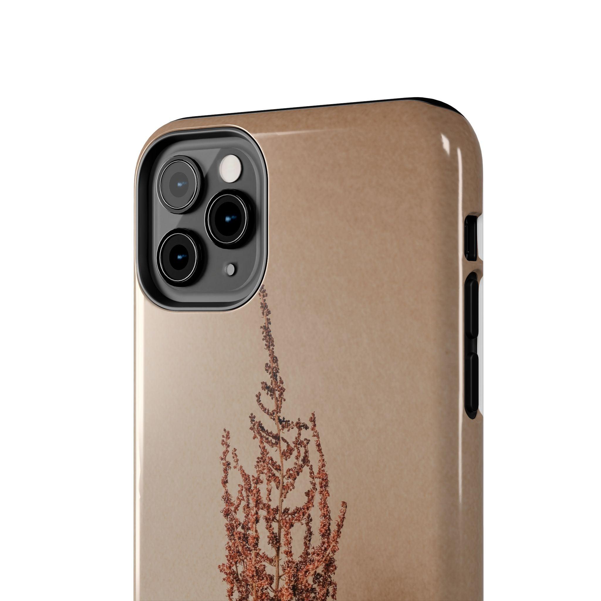 Brown Dry Leaf Tough Phone Cases