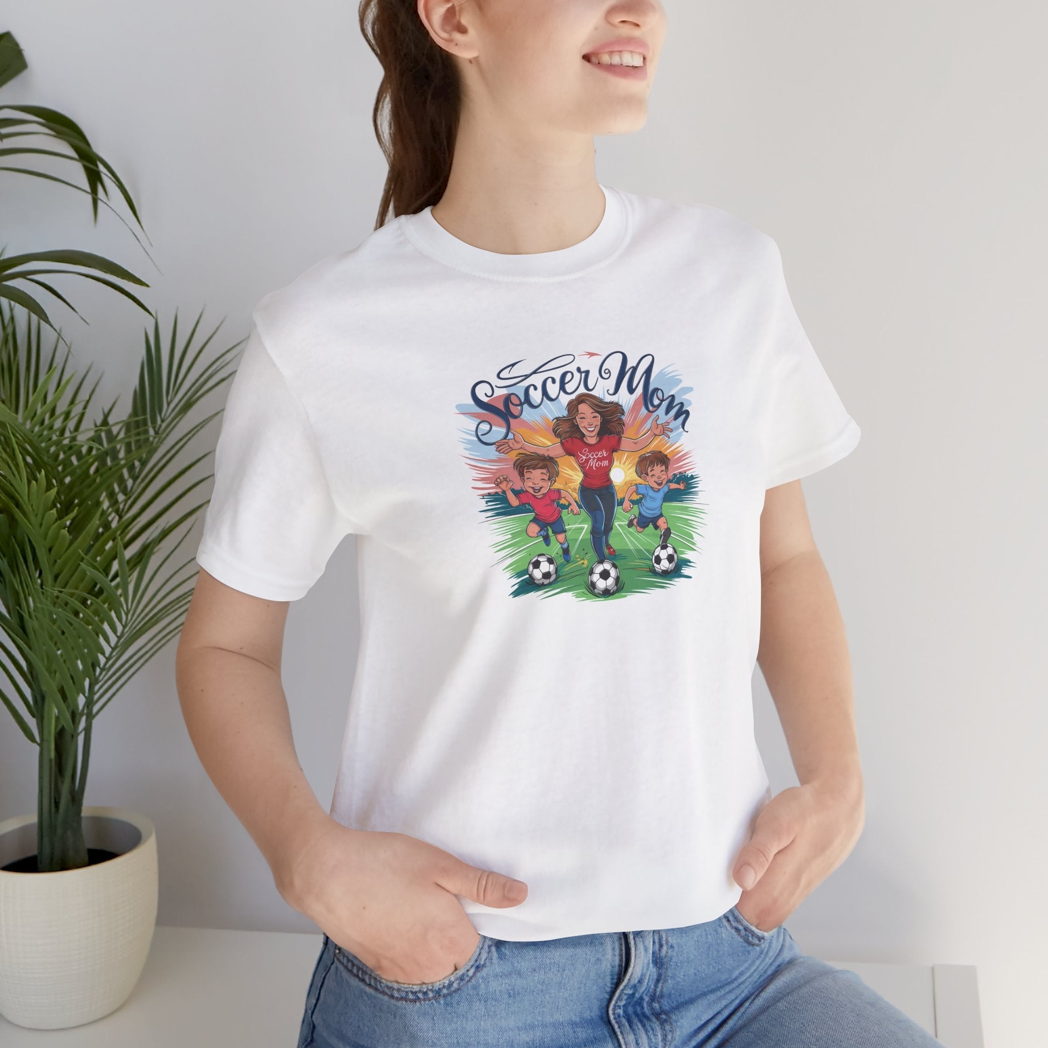 Soccer Mom Short Sleeve Tee - Soft Cotton Unisex - DipaliZ