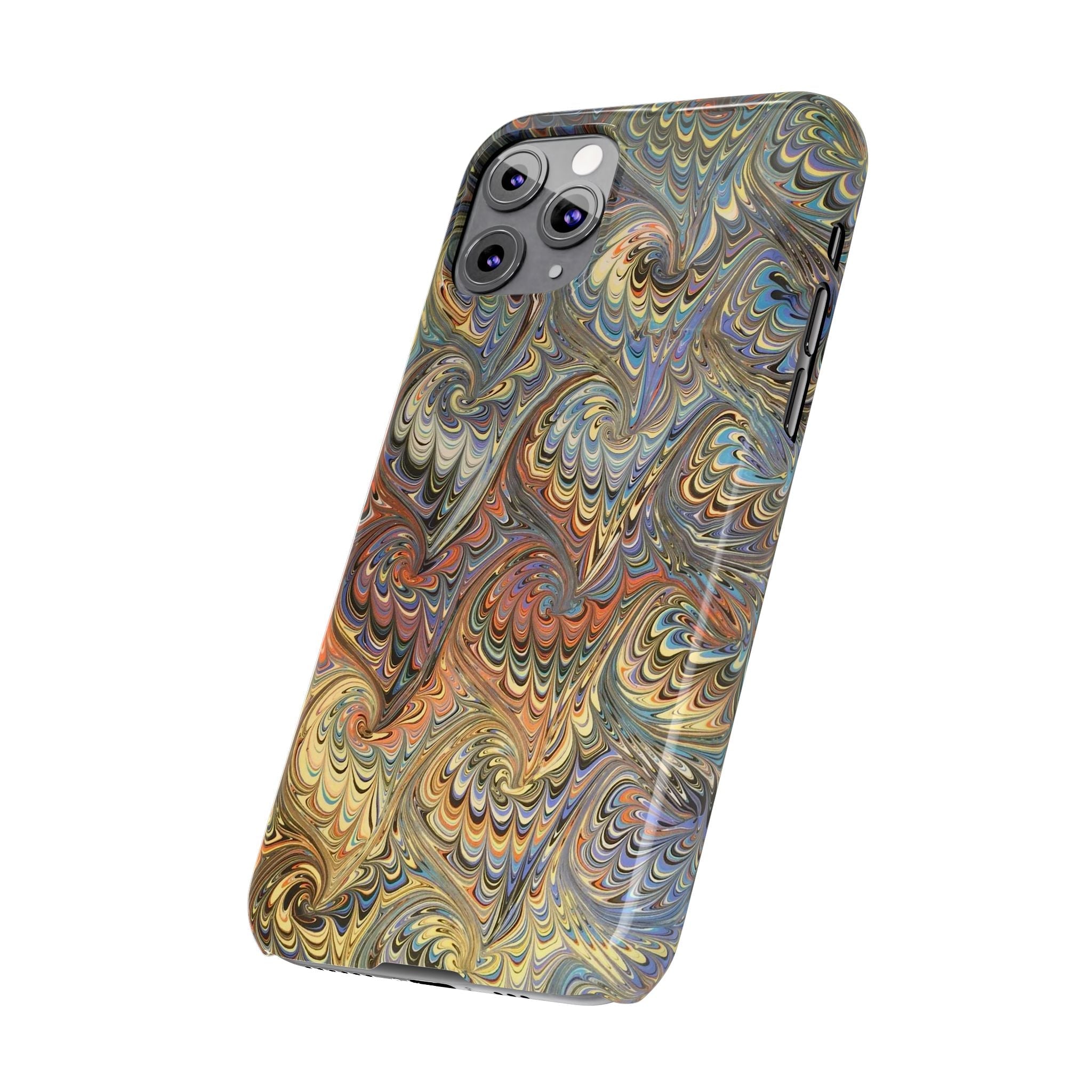 Golden Fall Colors Italian Traditional Marble Design