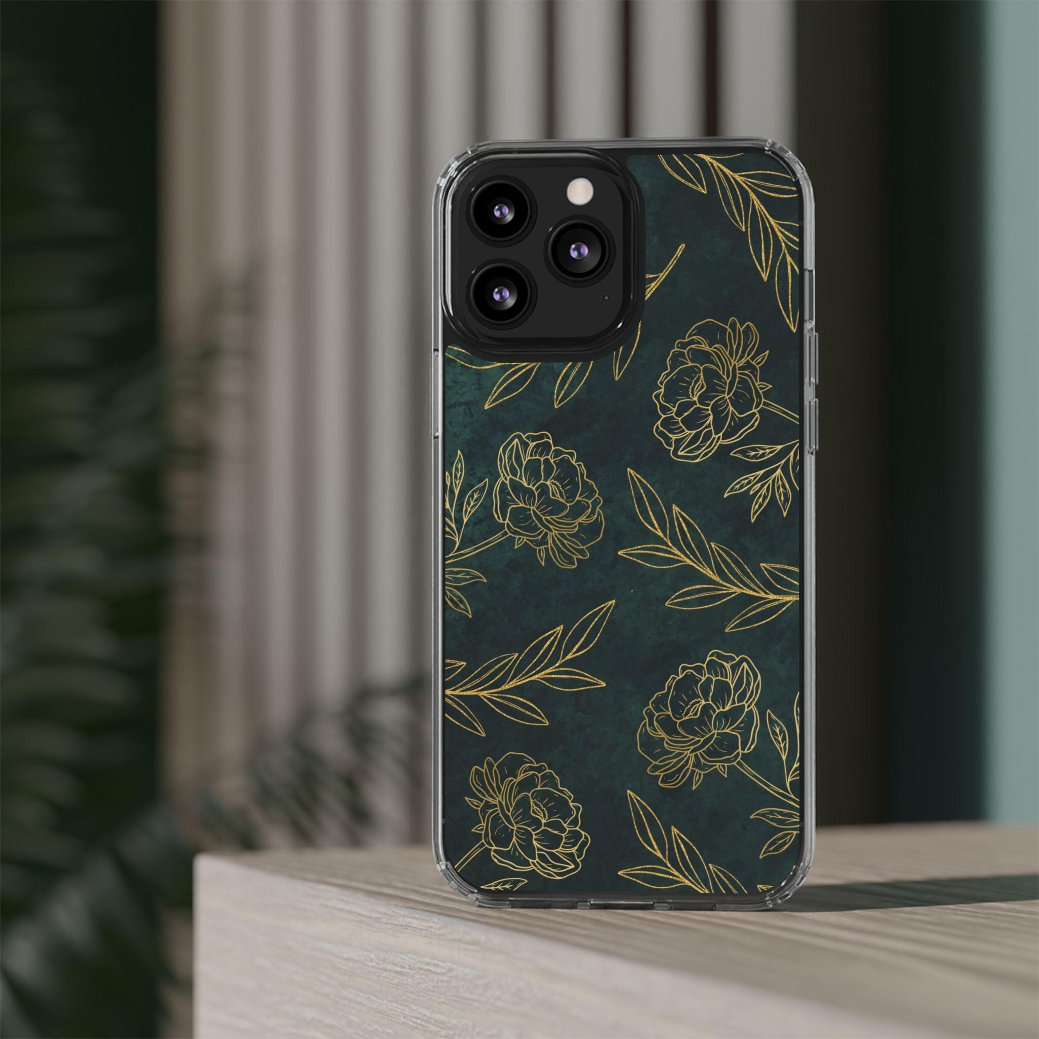 Floral Pattern Clear Cases