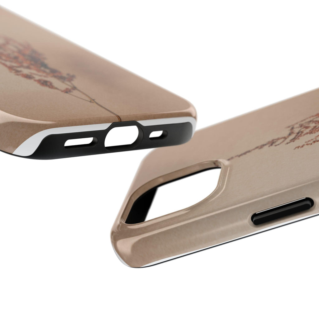 Brown Dry Leaf Tough Phone Cases