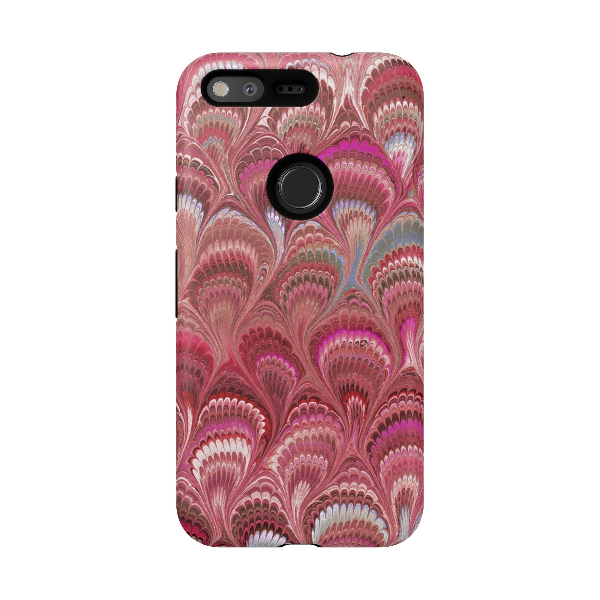 Shades of Pink Marbled Phone Case —  Dual Layer - Tough Protective Phone Cover