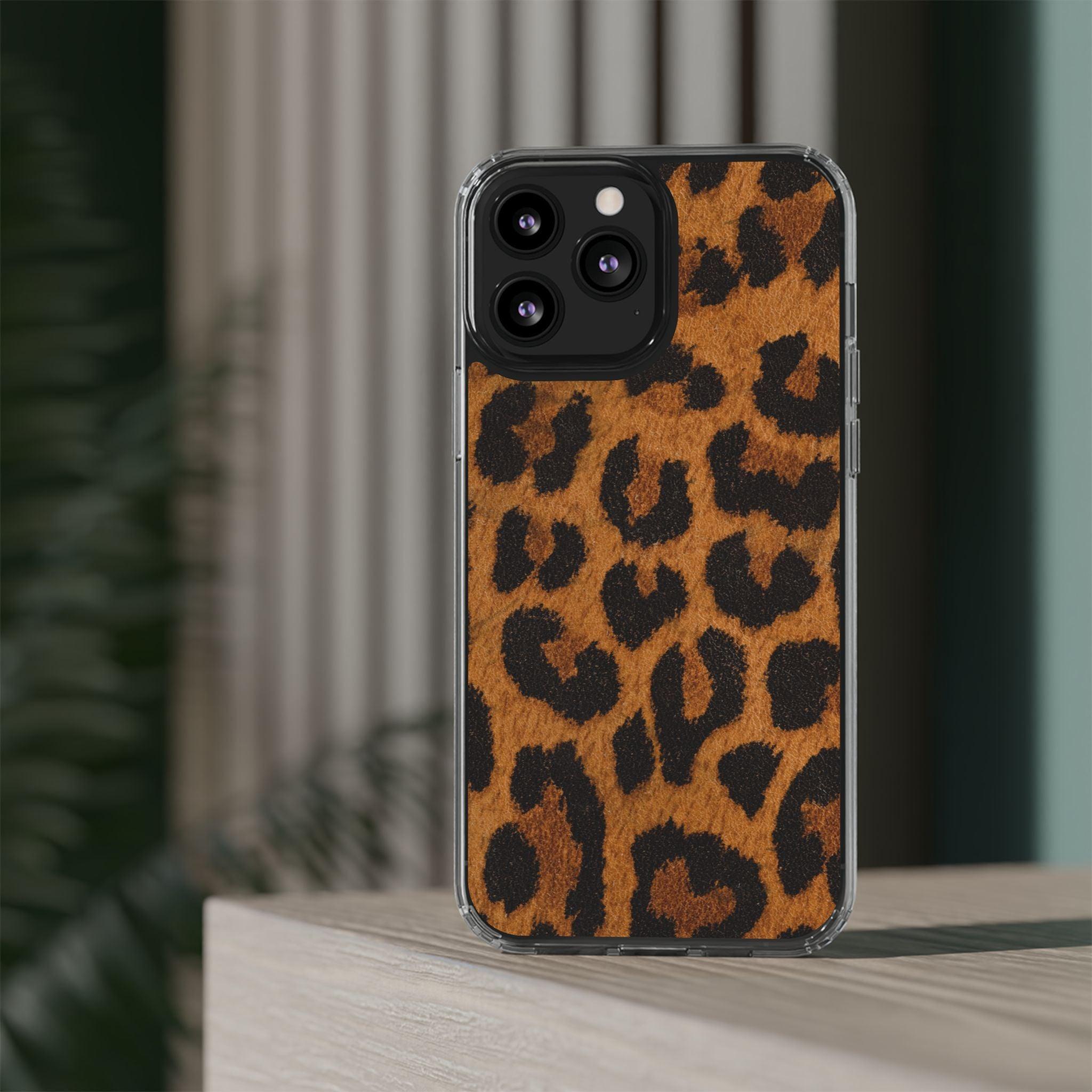 Clear Cases Cheeta Print