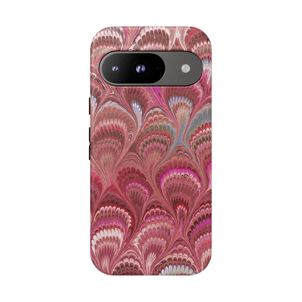 Shades of Pink Marbled Phone Case —  Dual Layer - Tough Protective Phone Cover
