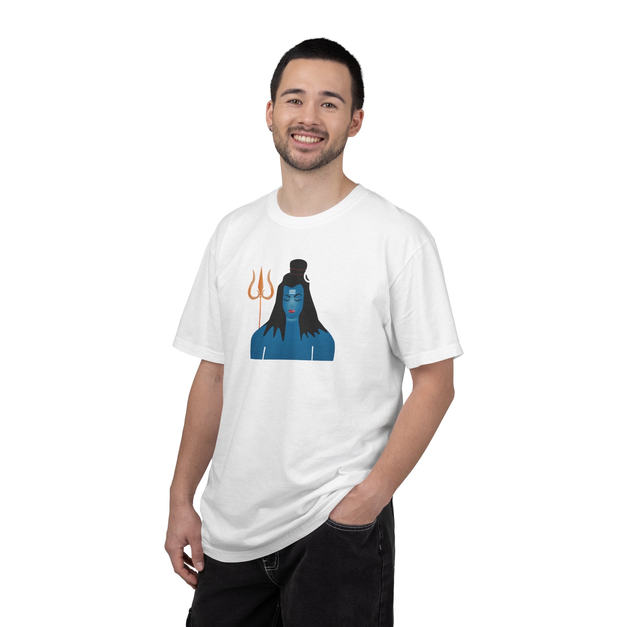 Lord Shiva Cotton T-Shirt - Garment Dyed Comfort Tee - DipaliZ