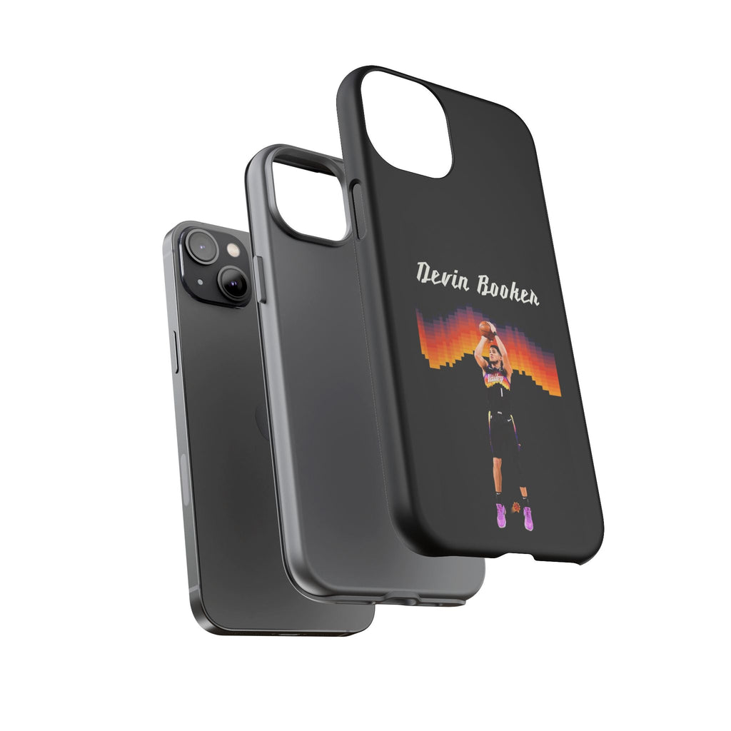 Devin Booker Precision Blaze Series – Dual-Layer ShockGuard Protection | Fits iPhone 8–16 Pro Max & Samsung Galaxy S10–S25 Ultra