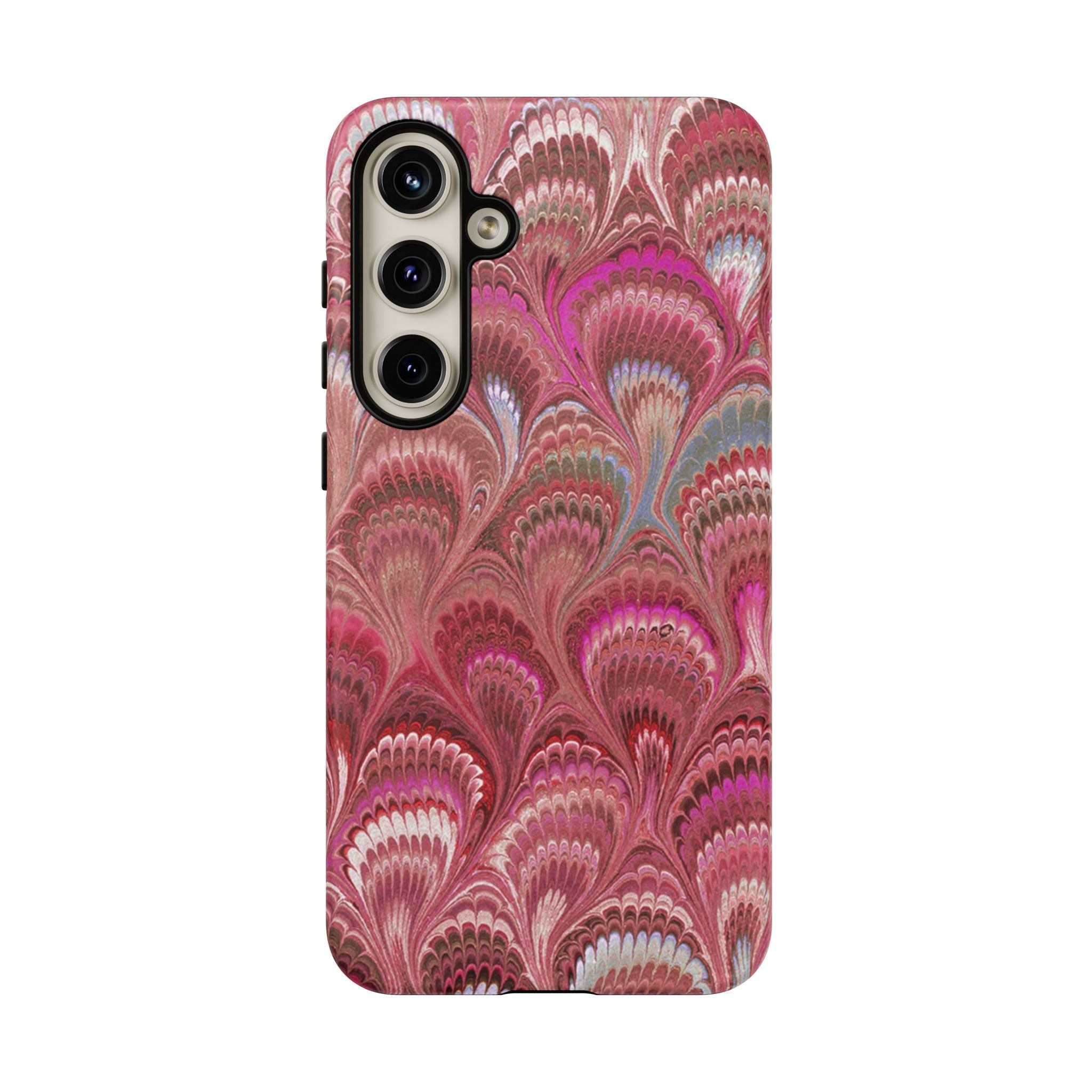 Shades of Pink Marbled Phone Case —  Dual Layer - Tough Protective Phone Cover