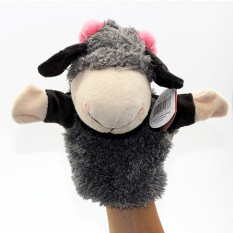 Hand puppet animal plush cartoon early childhood dolls, toys, children's kindergarten story telling, hand puppet creative wholesale