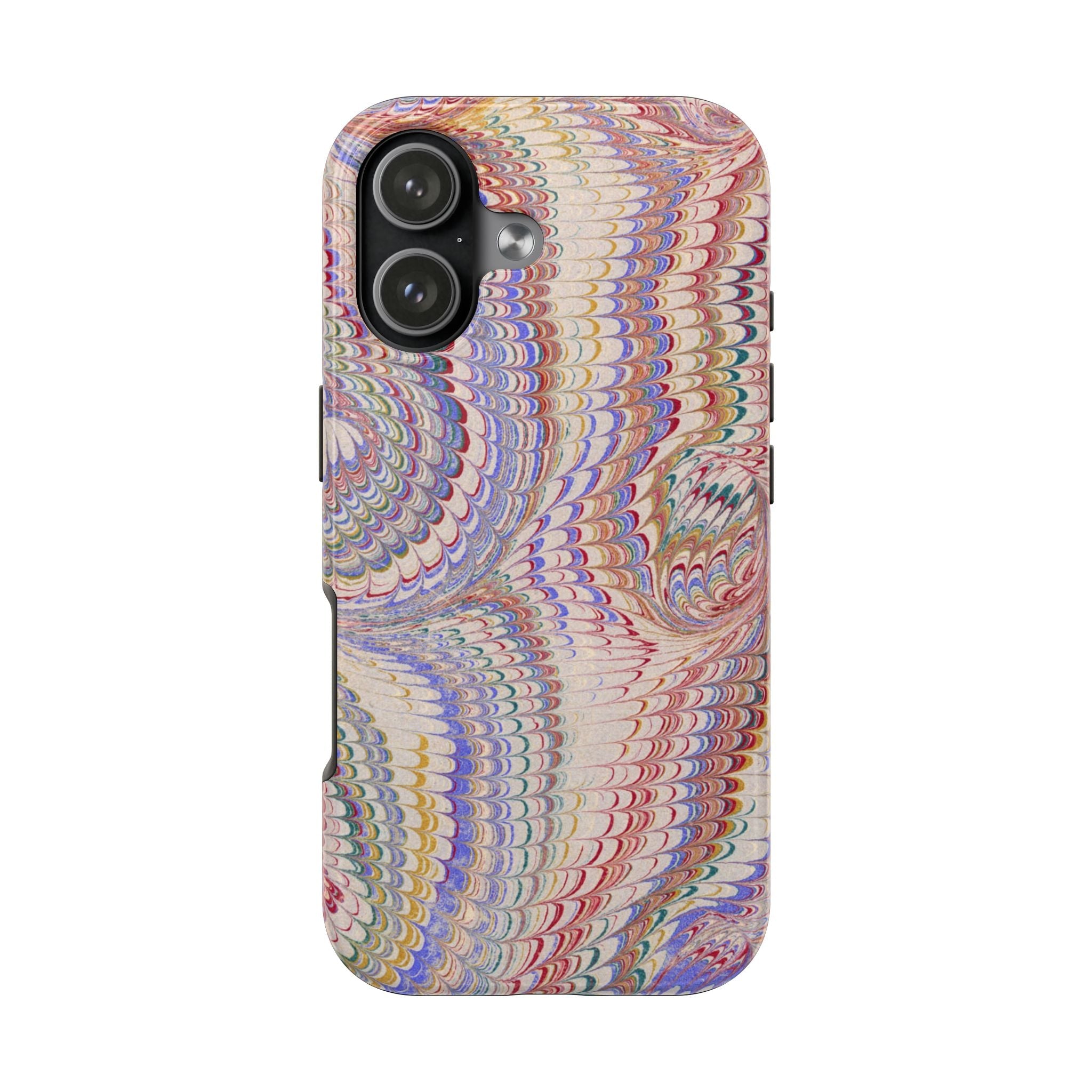 Marbled Pastel Pink Italian Vintage Design - iPhone & Samsung