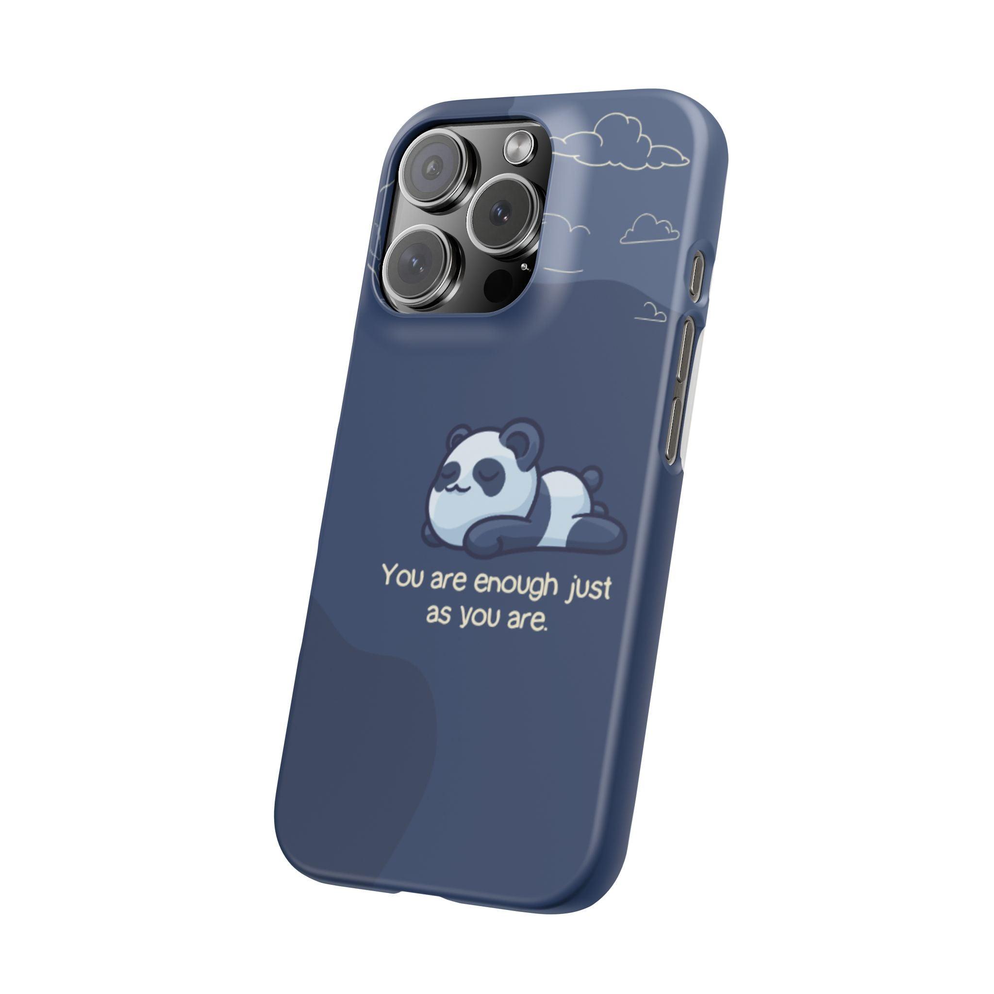 Panda Dreams Phone Case – Cozy Vibes & Inspiring Words
