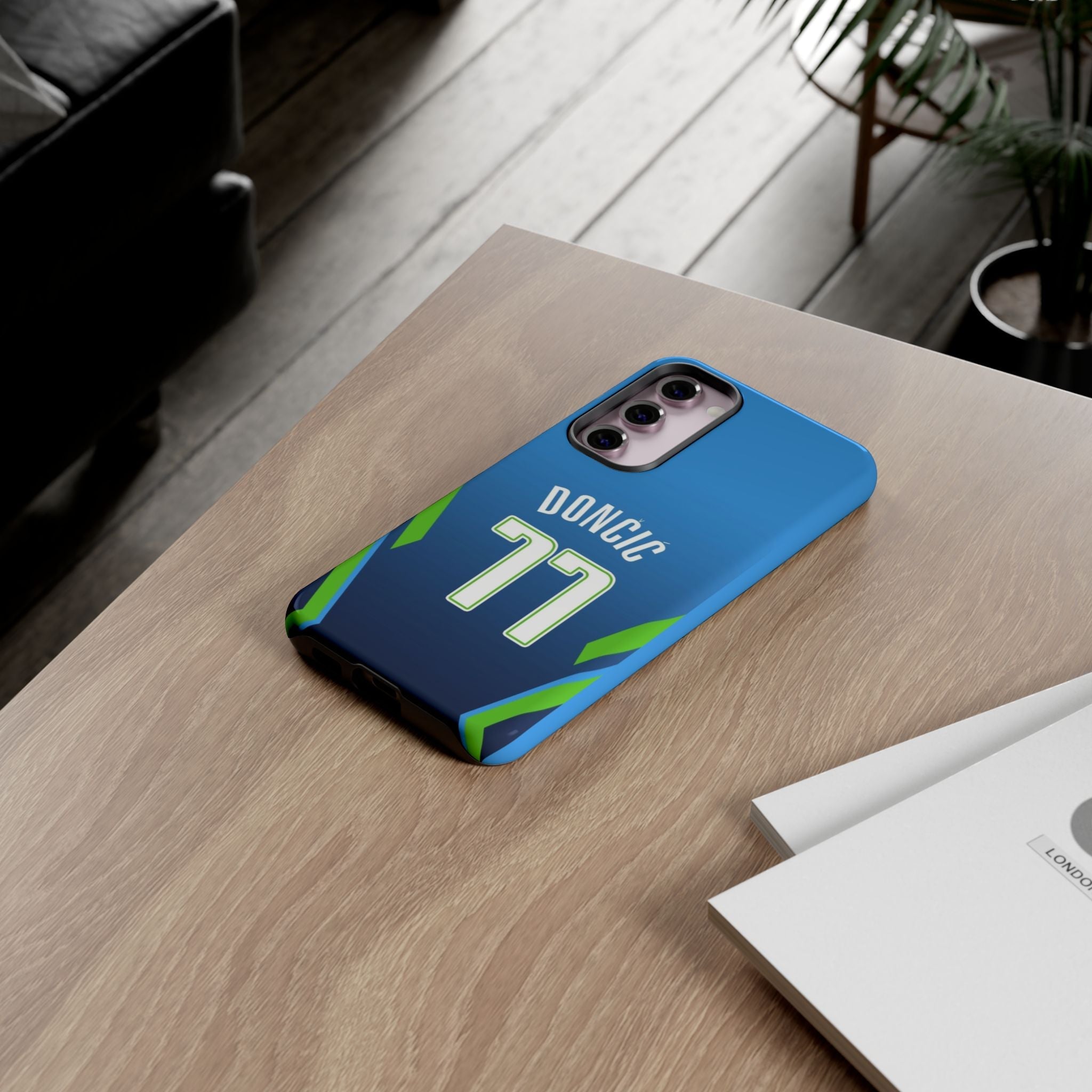 Luka Dončić Ice Vision Edition – Rugged Dual-Layer Build, Slim Fit | Compatible with iPhone 8–16 Pro Max & Samsung Galaxy S10–S25 Ultra