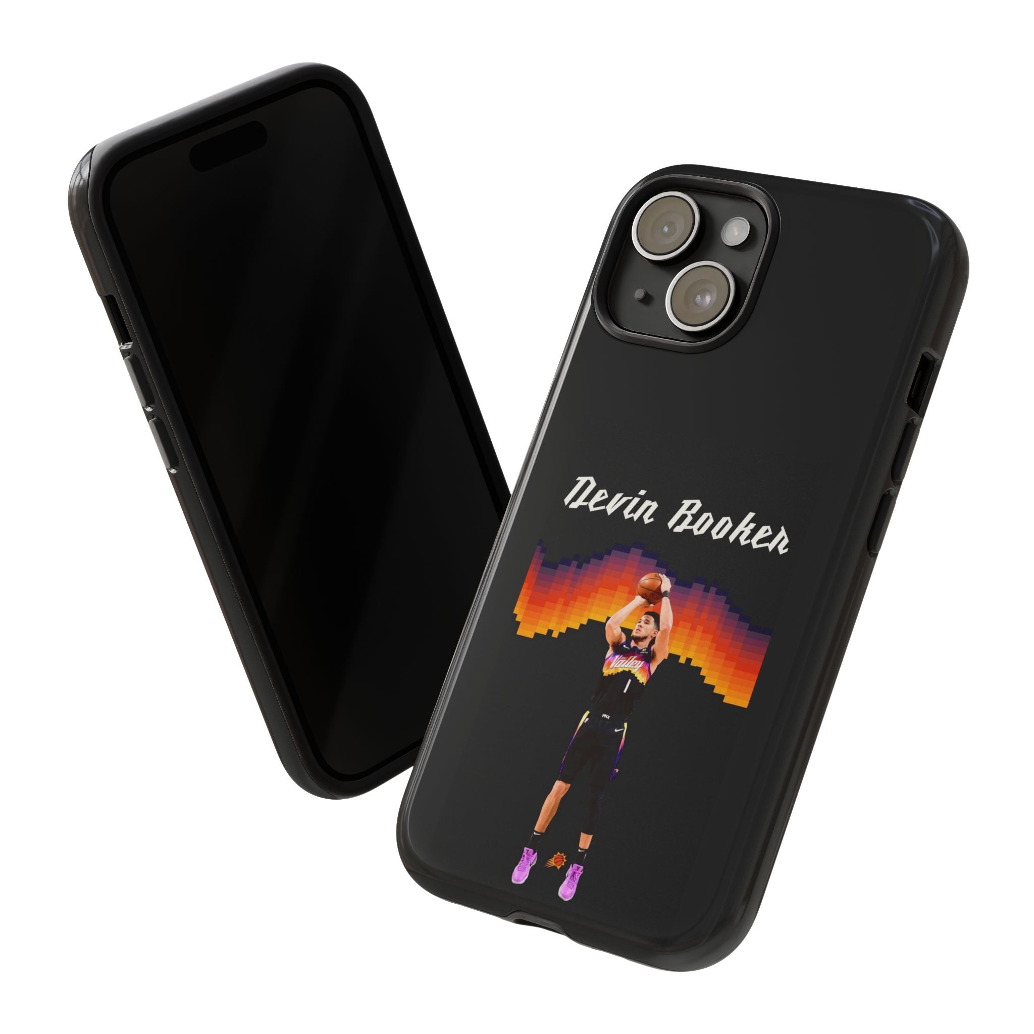 Devin Booker Precision Blaze Series – Dual-Layer ShockGuard Protection | Fits iPhone 8–16 Pro Max & Samsung Galaxy S10–S25 Ultra