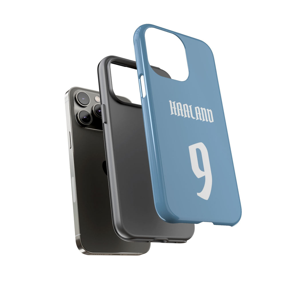 Erling Haaland PowerStrike – Rugged Dual-Layer Protection & Slim Profile | Compatible with iPhone 8 to 16 Pro Max & Samsung Galaxy S10 to S25 Ultra