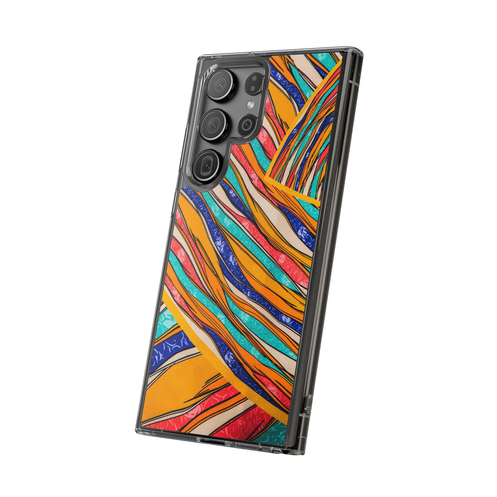 Clear Cases Stripes of  Powerful Colors