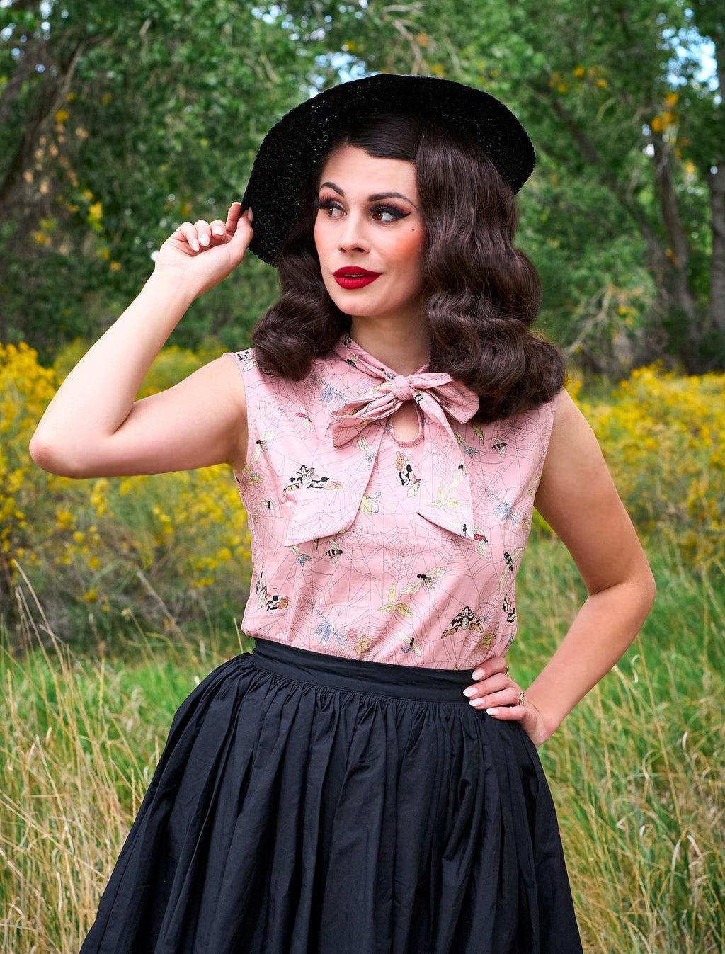 Moth Bow Top - XL only, 1 left!