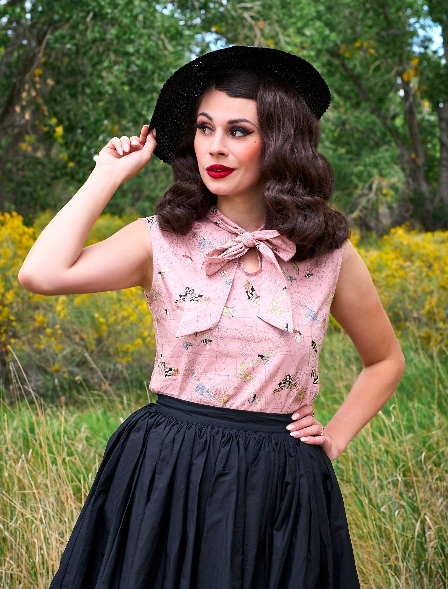 Moth Bow Top - XL only, 1 left!