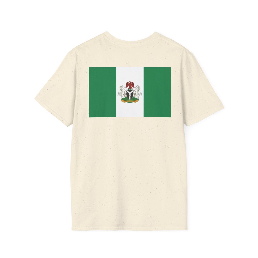 Nigeria Flag T-Shirt — Nigerian Crest Chest & Back Tee