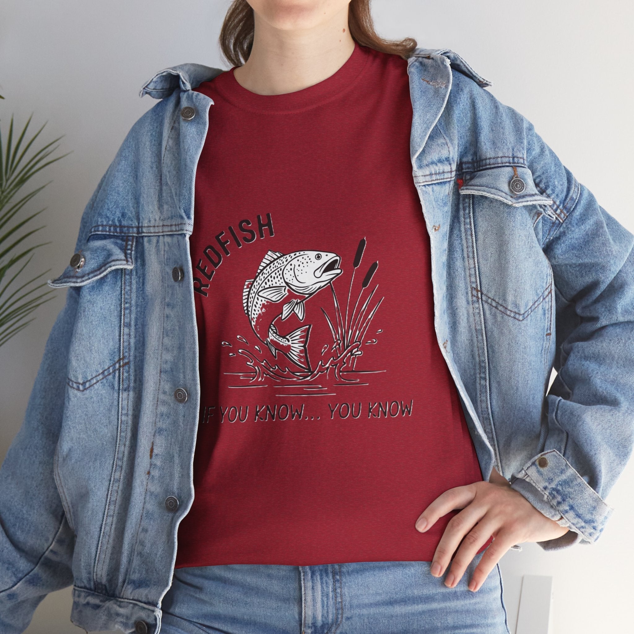 Fishing Red Fish T-Shirt — Vintage Angler Tee