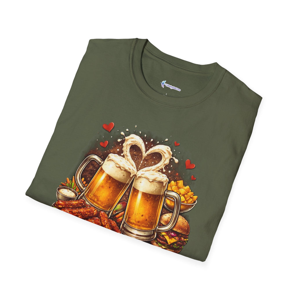 Food & Beer Valentine's T-Shirt - My One True Love