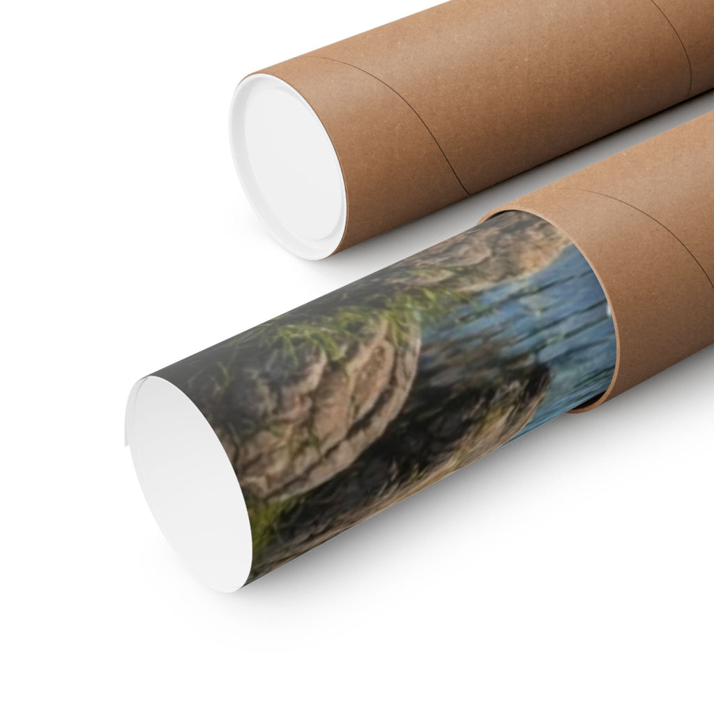 Matte Poster — "Life Is Better at the River" Scenic Lake Wall Art