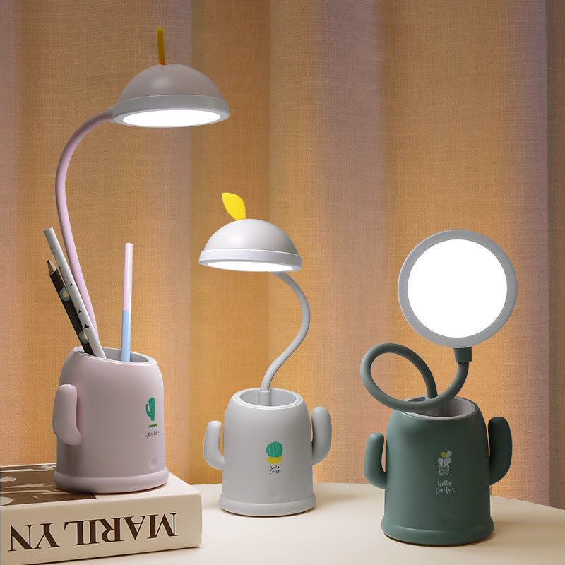 Cactus Pen Holder Table Lamp