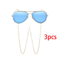 Simple fashion pearl glasses chain