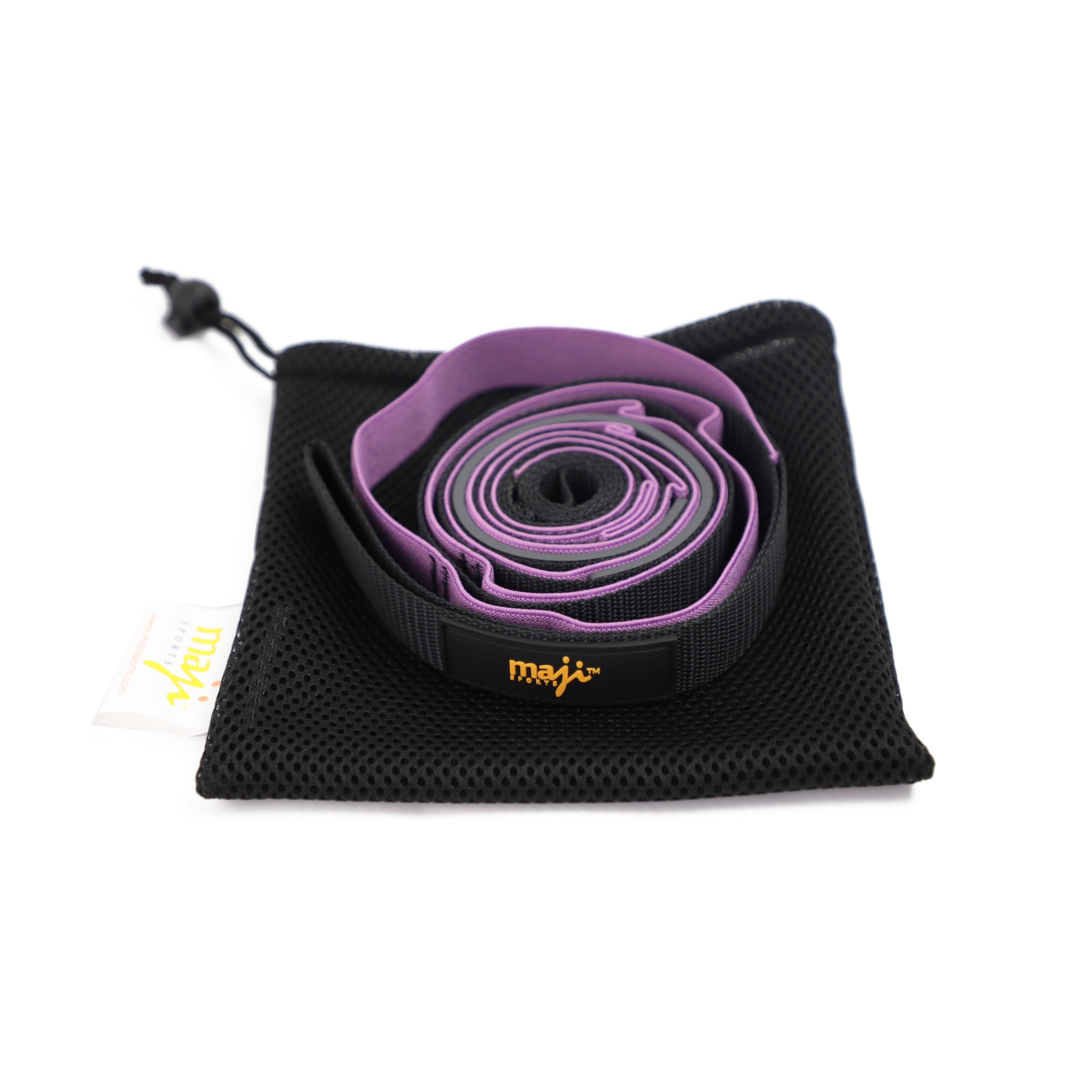 Maji Sports Elastic Yoga Strap With 9 Loops