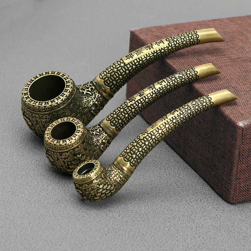 Vintage Pure Copper Vintage Men's Metal Smoking Set