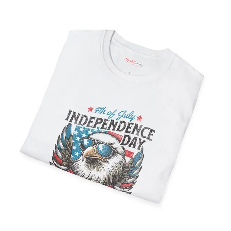 Eagle With Glasses T-Shirt - 4th of July Independence Day - DipaliZ