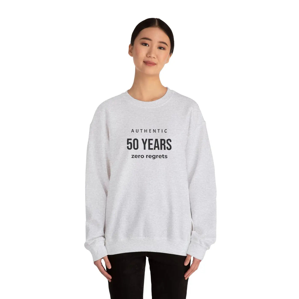 Funny 50th Birthday Crewneck - Cozy Comfort Sweatshirt - DipaliZ