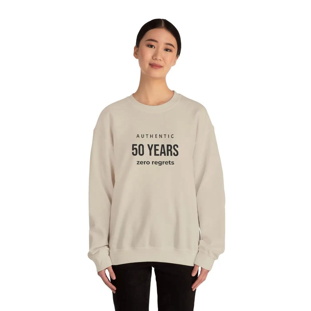 Funny 50th Birthday Crewneck - Cozy Comfort Sweatshirt - DipaliZ