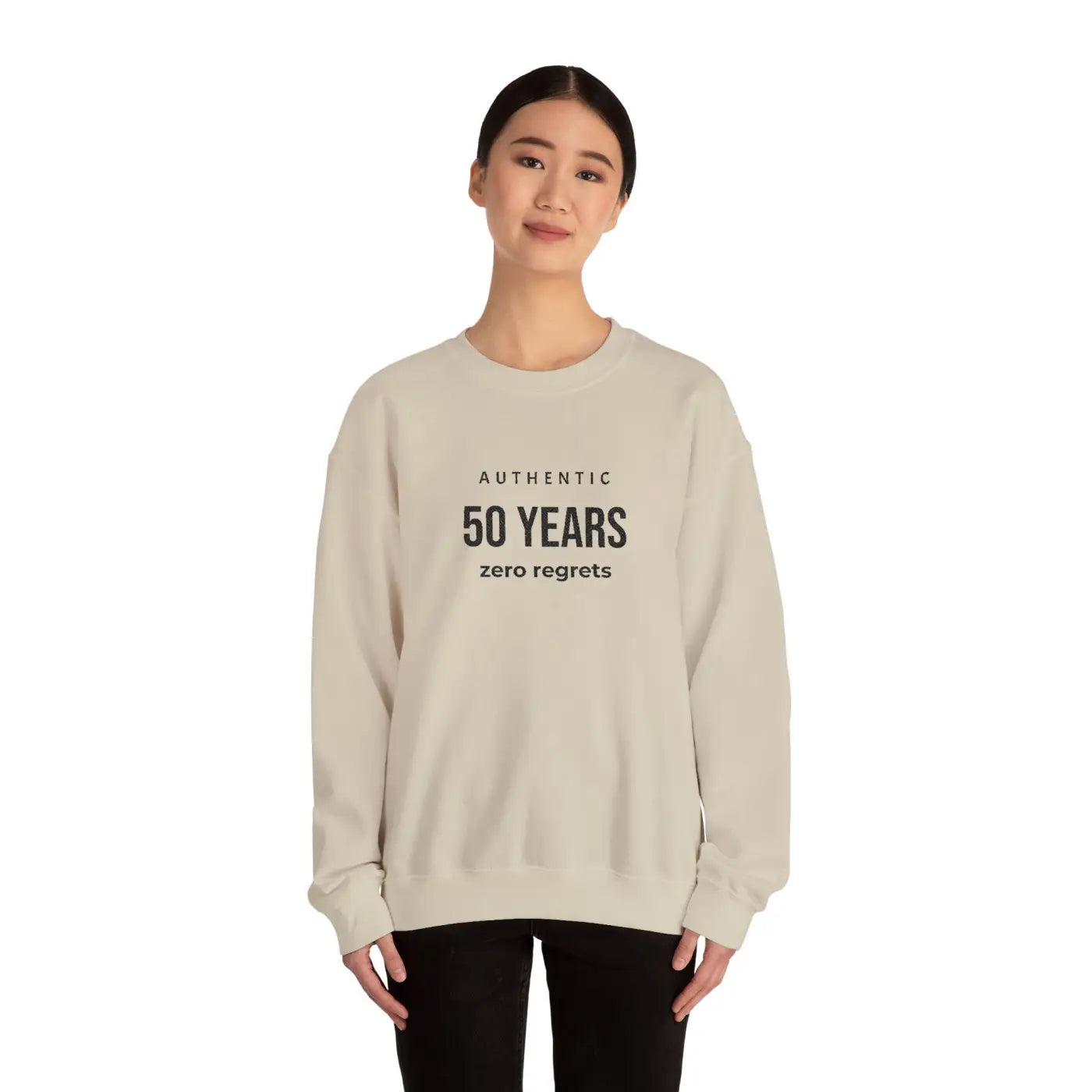 Funny 50th Birthday Crewneck - Cozy Comfort Sweatshirt - DipaliZ