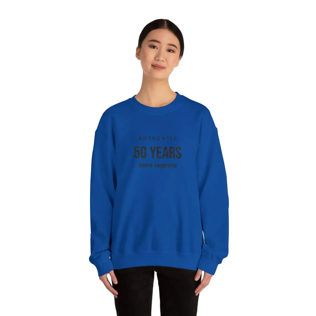 Funny 50th Birthday Crewneck - Cozy Comfort Sweatshirt - DipaliZ
